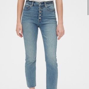 Size 8 gap cigarette jeans